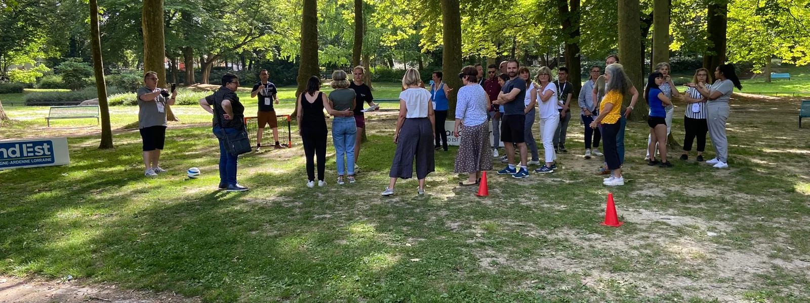 The HandiSport activity in the park