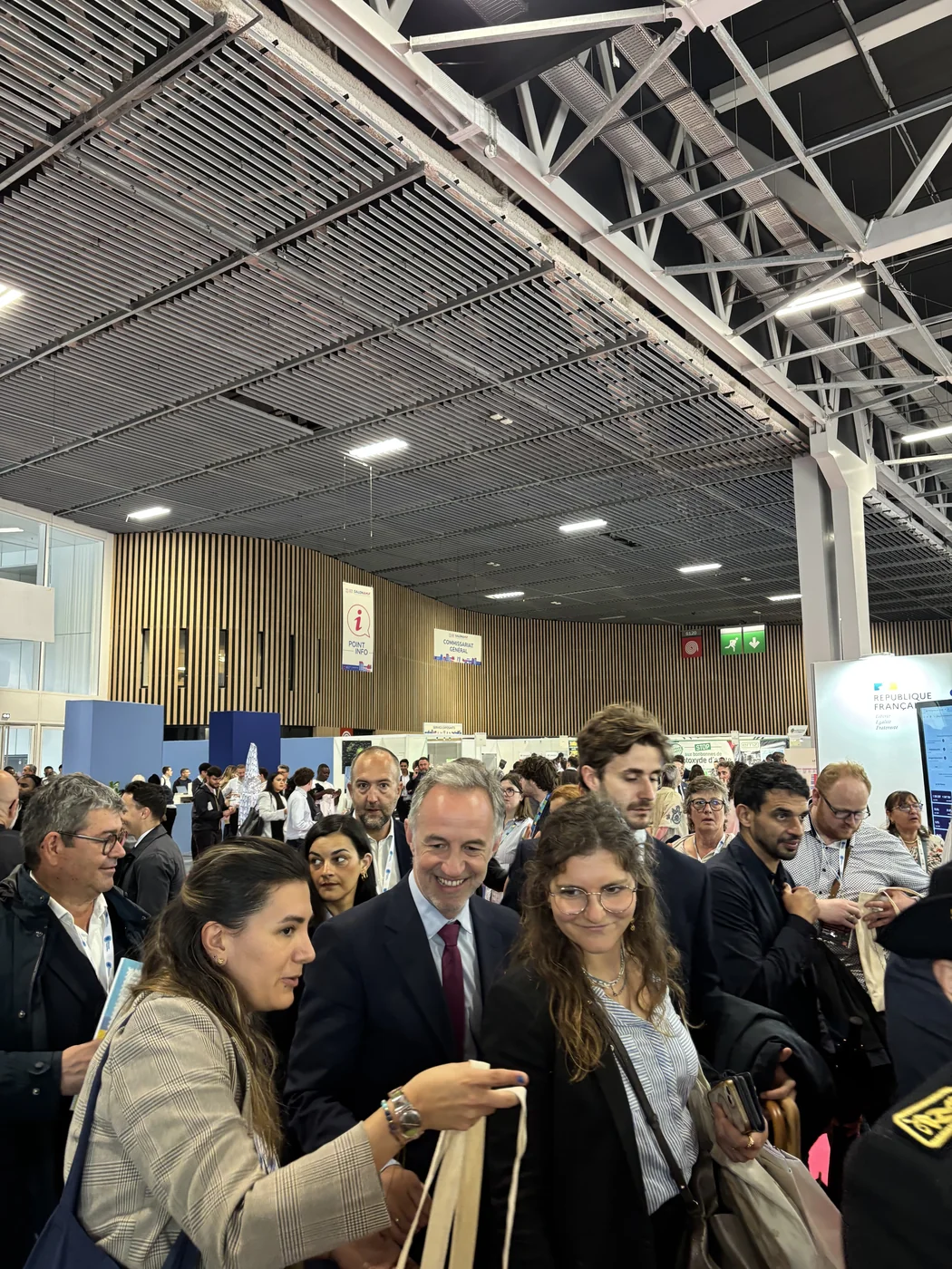 Walking the show floor