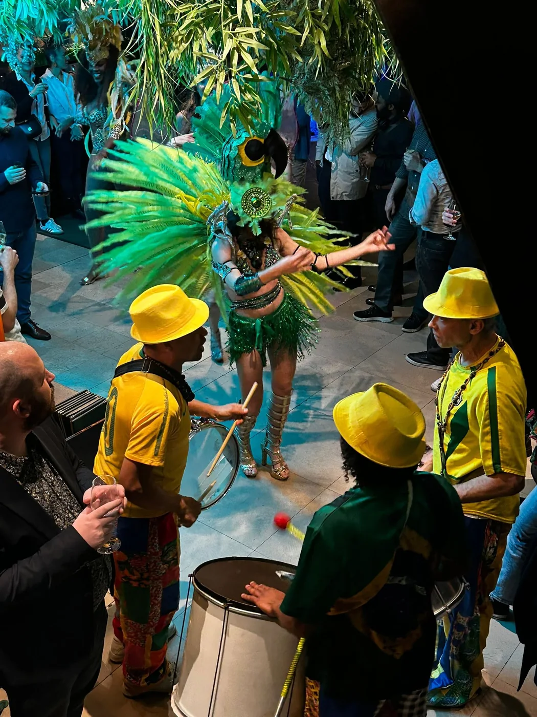 Les percussions de la batucada