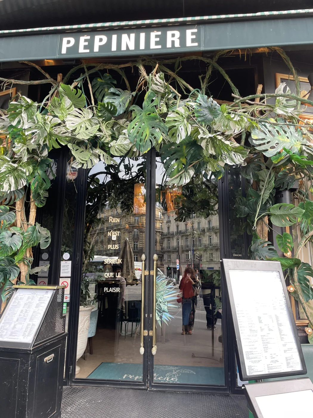 L'entrée de La Pépinière