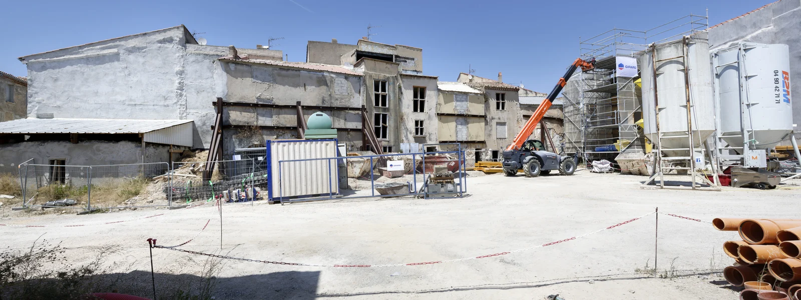 Le chantier Dignéo dans le centre ancien de Marignane