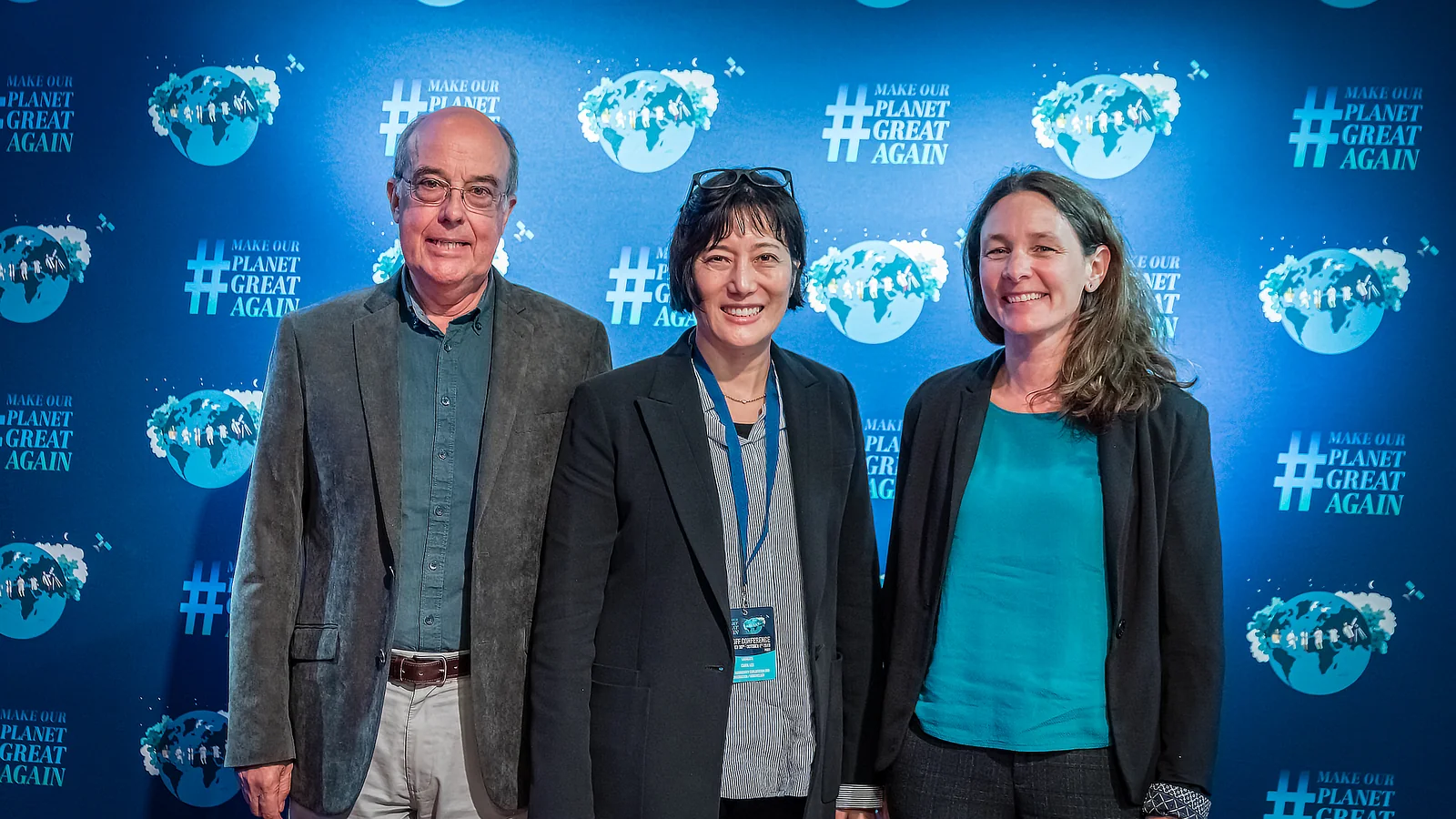 The Make Our Planet Great Again photocall