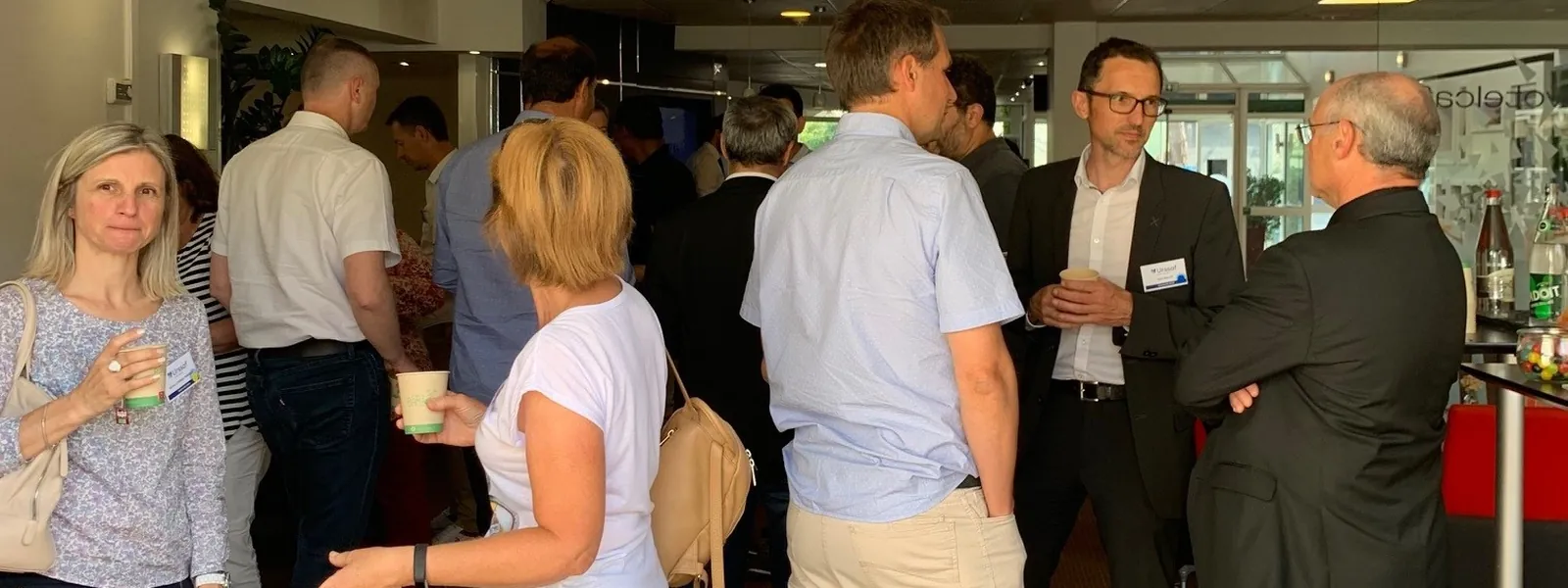 The welcome coffee, as participants arrived