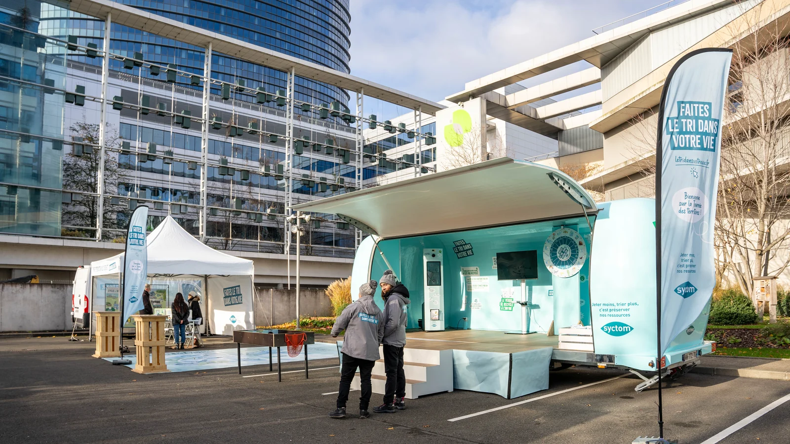 Open day at the sorting centre, Paris