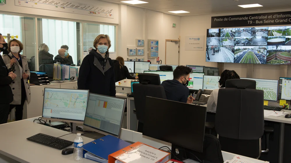 The line's centralised control room