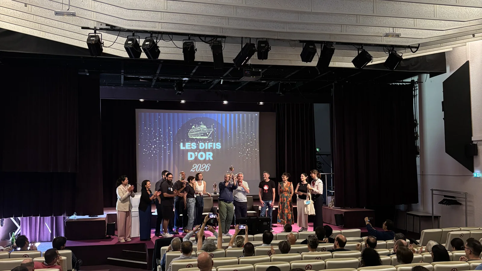 L'auditorium pendant la remise des DIFIS d'Or
