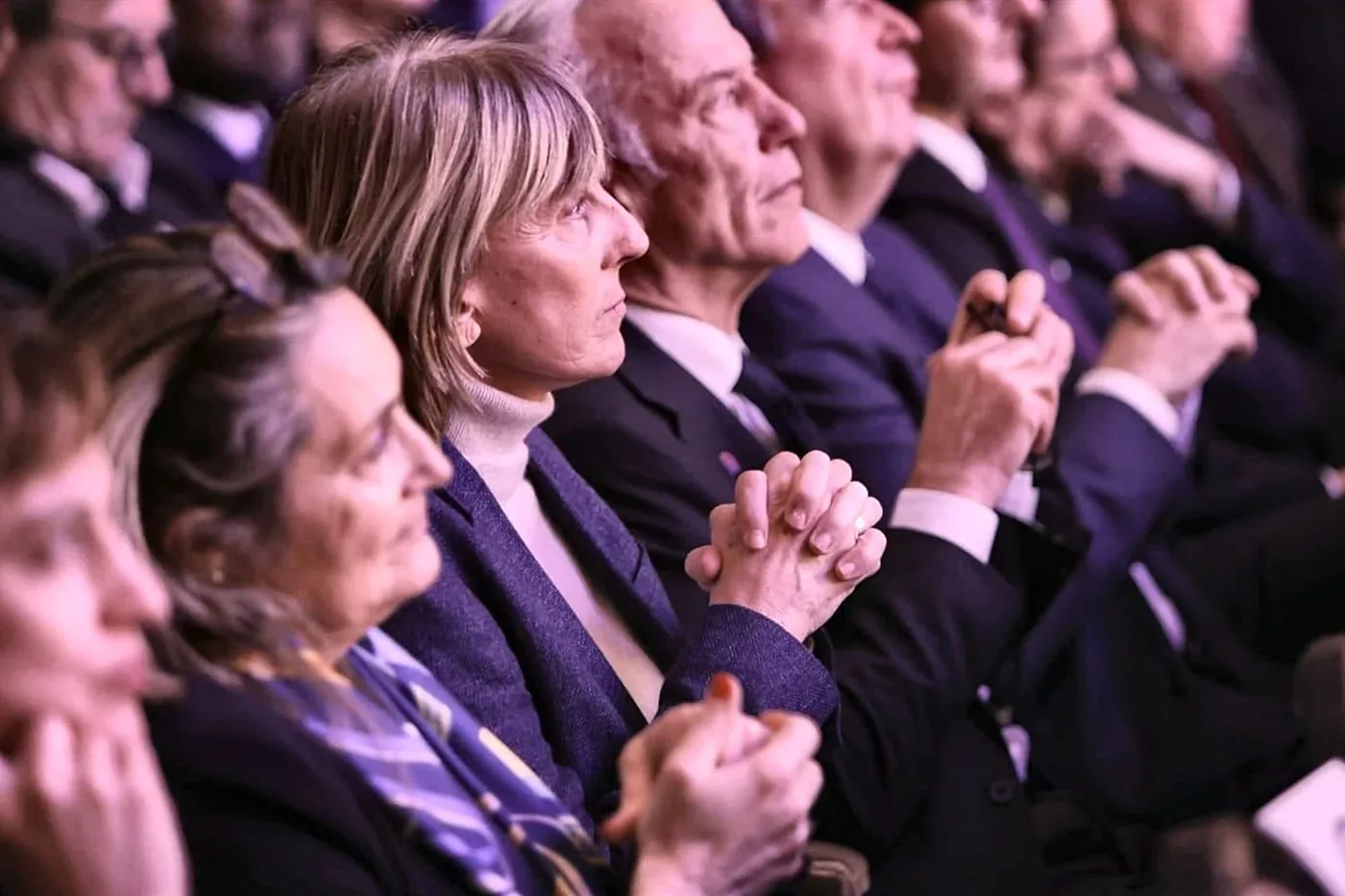 The audience at Action Logement Groupe's New Year Ceremony, Salle Gaveau