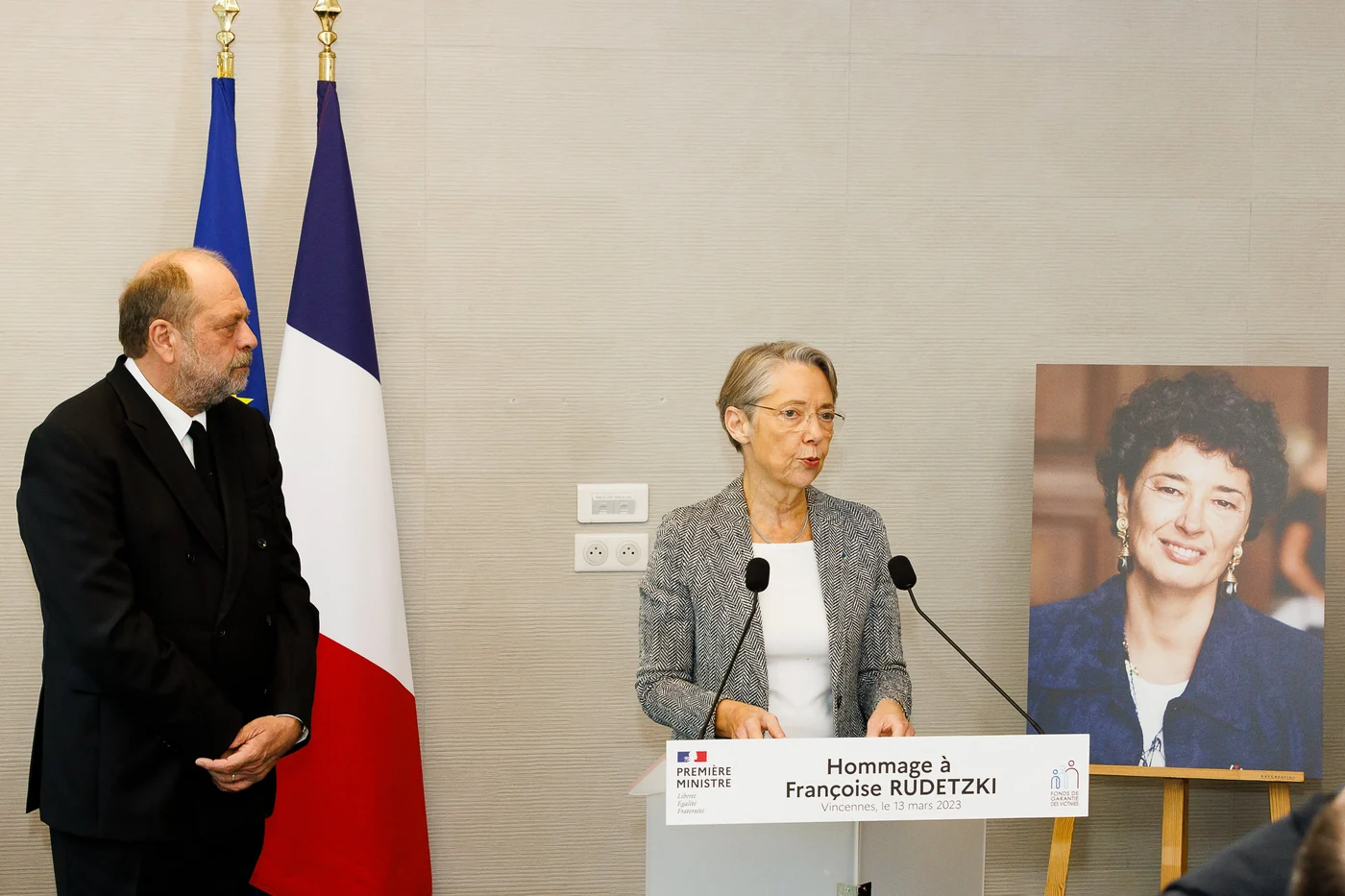 Tribute ceremony to Fran&ccedil;oise Rudetzki