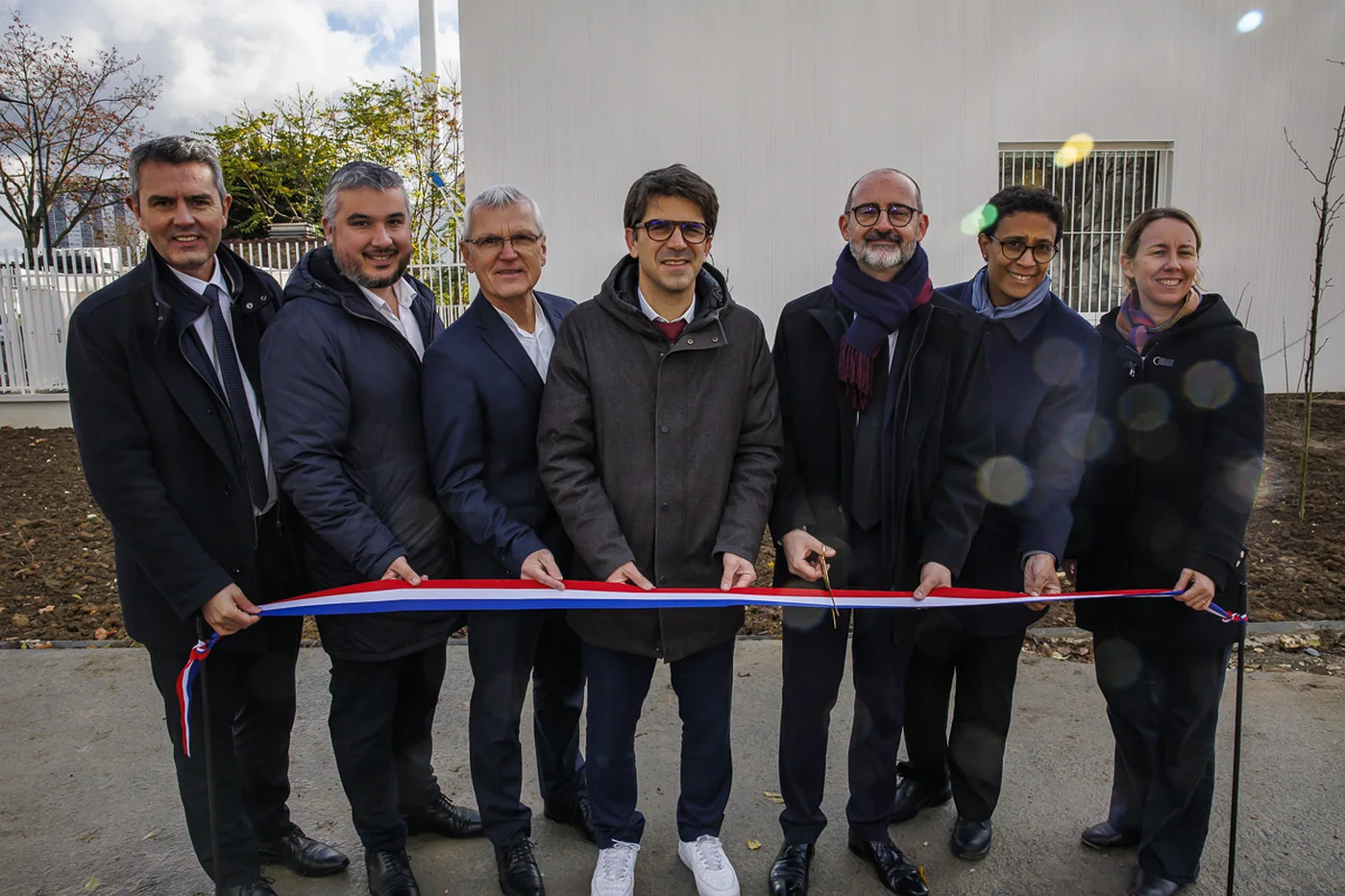 Geothermal plant opening, Saint-Denis